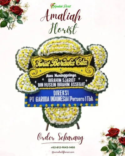 Papan Bunga Duka di Harjosari Kidul