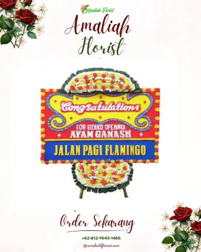 Bunga Papan Congratulation di Harjosari Kidul